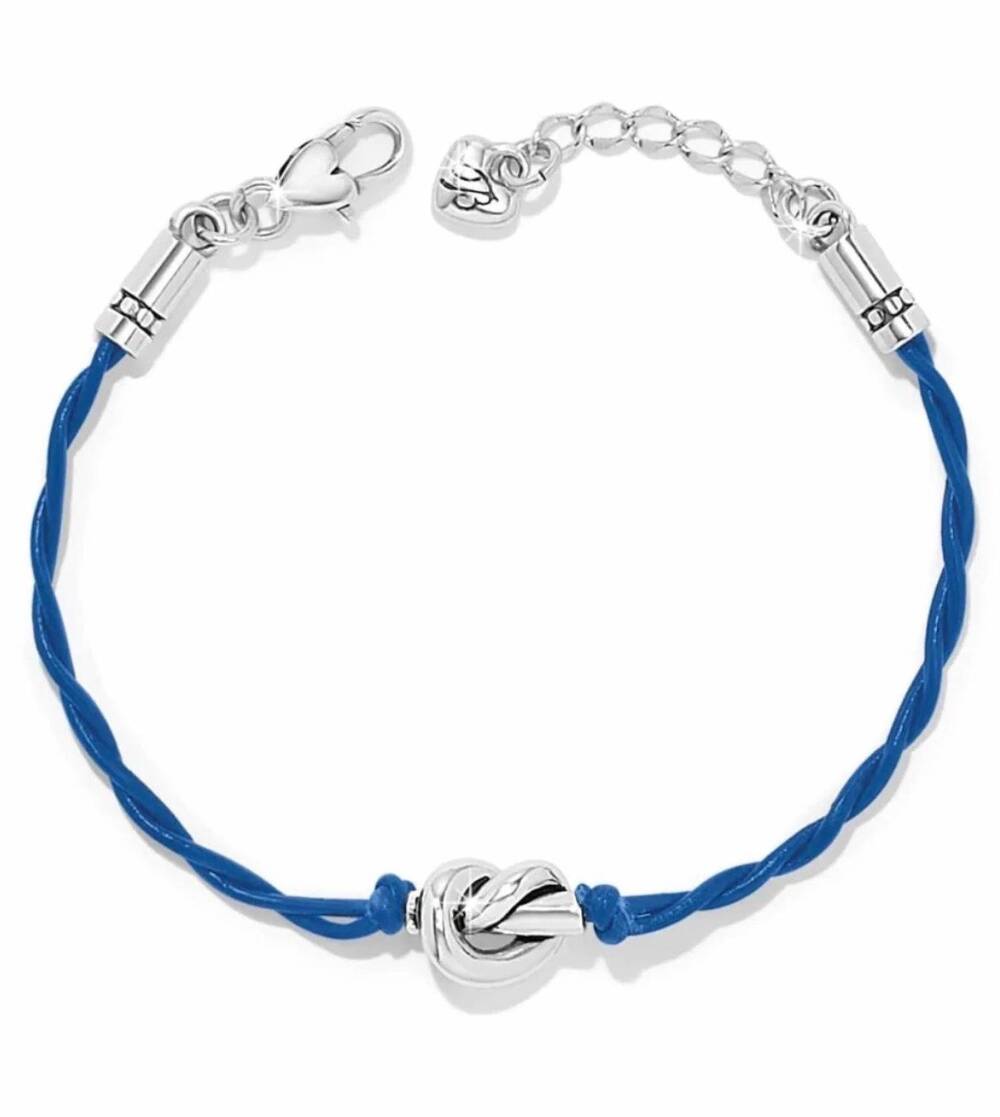 NEW BRIGHTON women's interlok bracelet in blue / silver